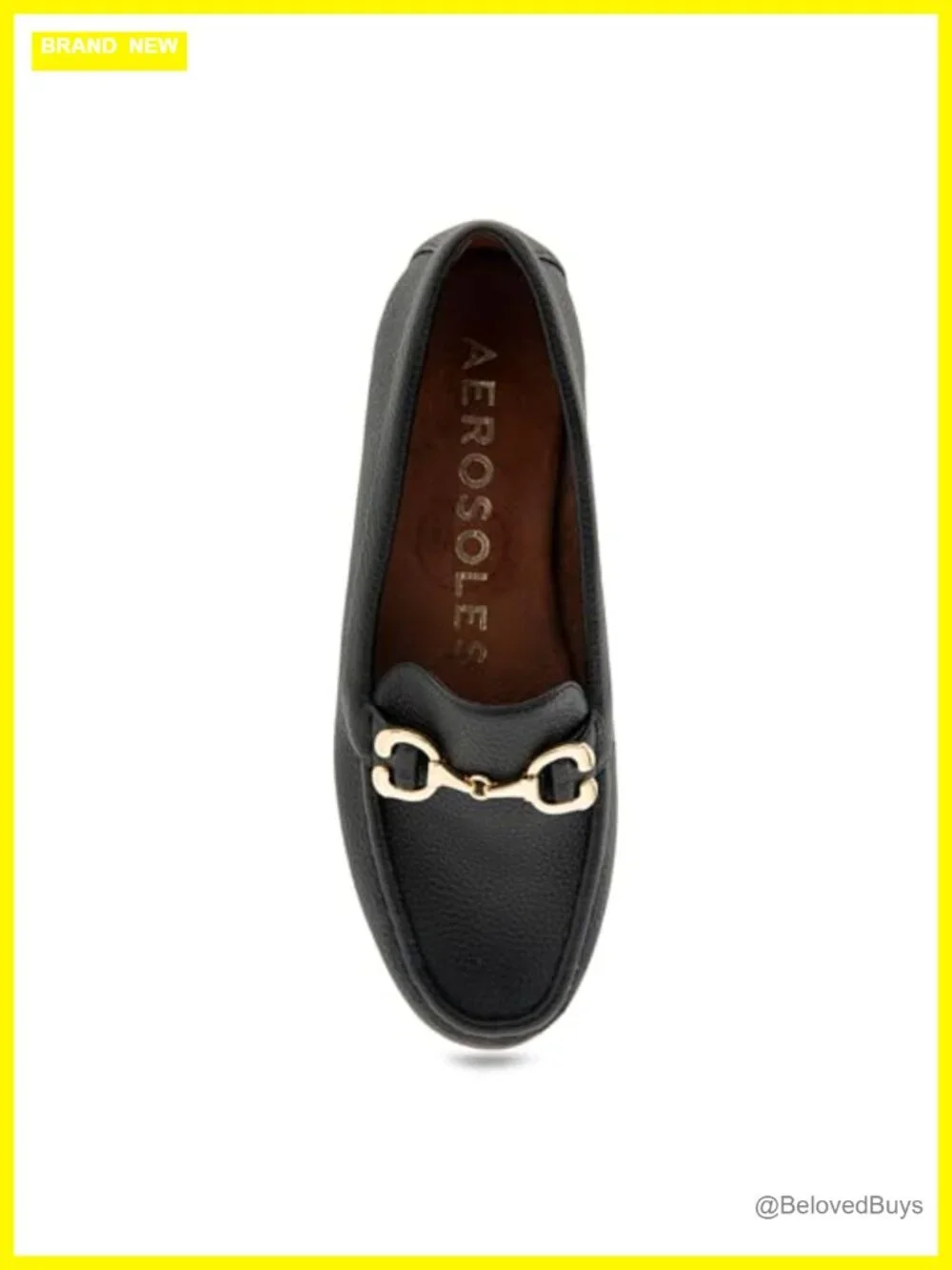 Aerosoles Women's Dallas Almond Toe Slip-On Loafer Faux Leather Flat